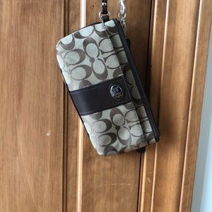 Coach wrist wallet